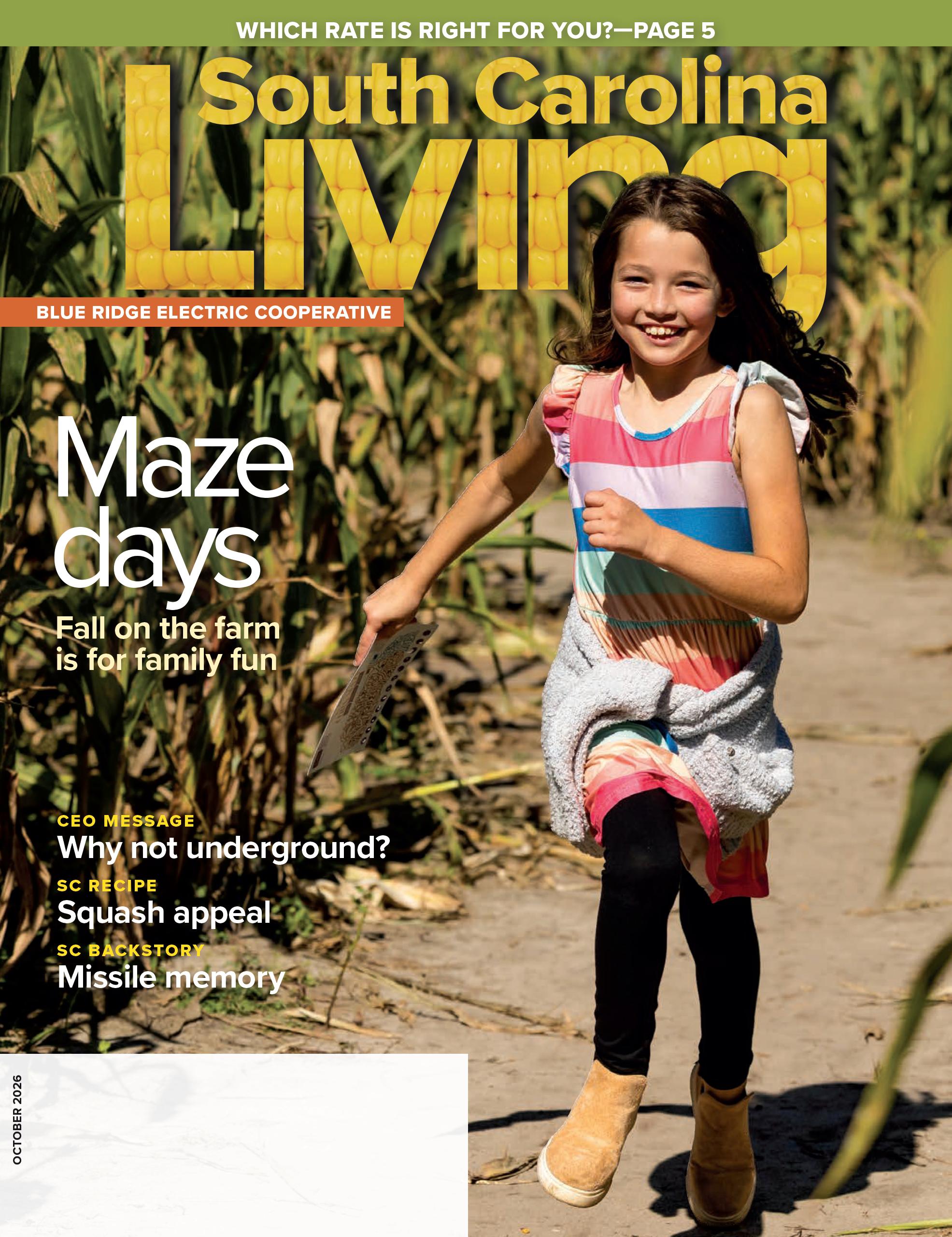 SC Living Cover October